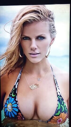 Brooklyn Decker takes a HEAVY LOAD OF HOT CUM to her sexy tits and gorgeous face!!!!
