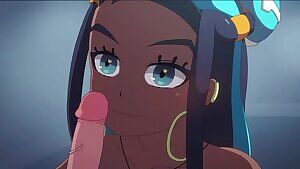 Nessa's wet tongue