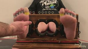 Tickling Amateur Bondage Couple Feet