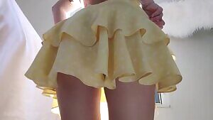 my first post here, a little upskirt tease 🌼