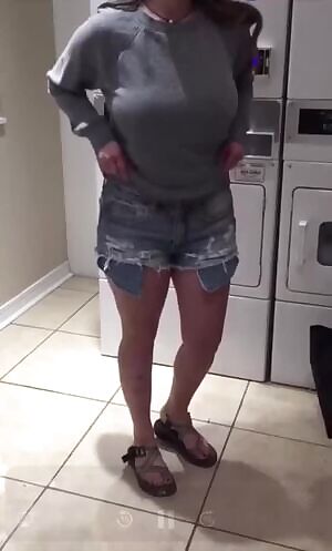 College laundry room