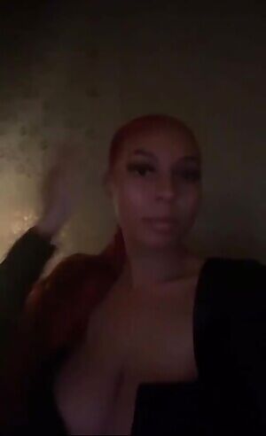 About to spill out of that dress