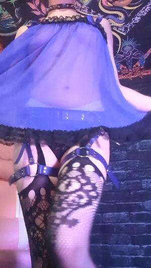Furry Alt Choker Fishnet Knot
