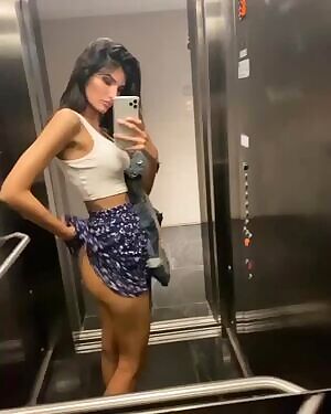 Caught in the elevator