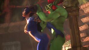 Blood Elf x Troll,