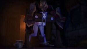 Mounted by her mount