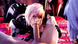 Lightning Blowjob - FinalFantasy XIII[LorgeGucas)
