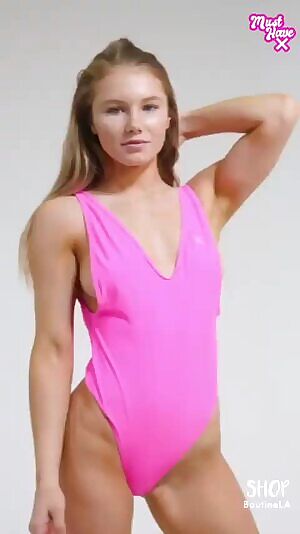 Pink one piece