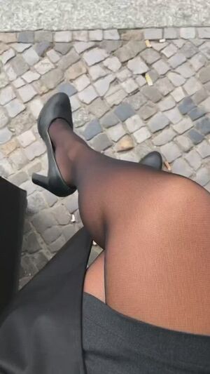 Flight Attendants Legs Stewardess Uniform