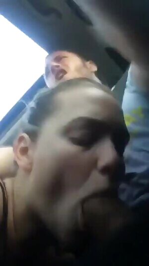 Cum in the car