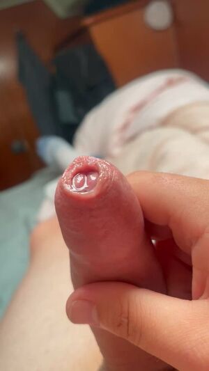 Foreskin Femboy Male Masturbation Masturbating Non-nude
