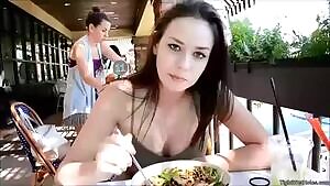 public boob flash