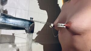 naughty fun with nipple clamps for u/scroob101