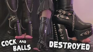 Ball Stomping Amateur Ballbusting Boots CBT
