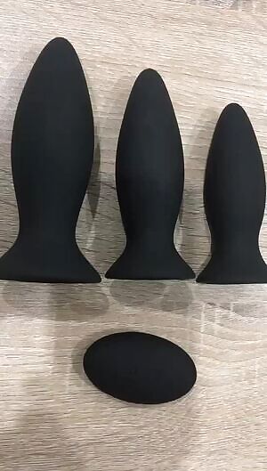 3 pack anal plugs !Free for reviewers! DM 2018wedol@gmail.com