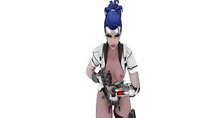 Talon Widowmaker playing with herself