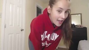 Cute girl shows off her body