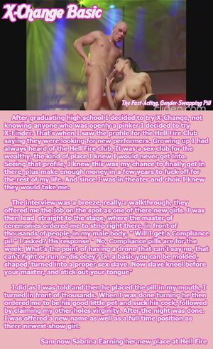 X-Change Blowjob Brunette Public XChange