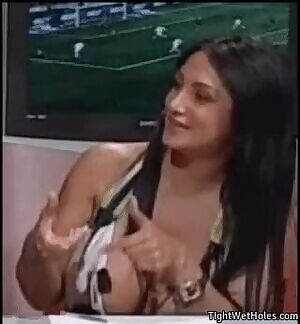 When you're watching the news and a ghost appears on live television...