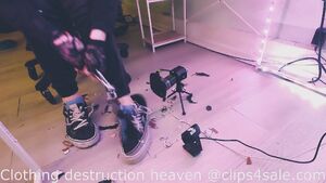 Ripped Clothing Ankle Socks Feet Sneakers