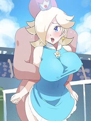 Rosalina’s jiggling tits