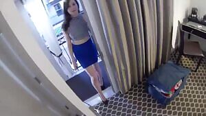 POV fun with petite girl