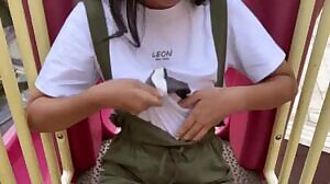 A bit nervous to reveal my tits outdoor...