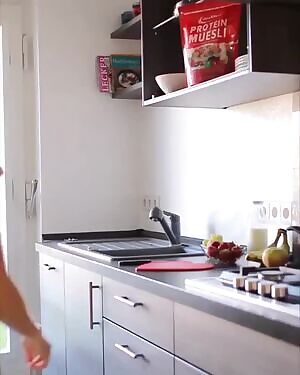preparing breakfast