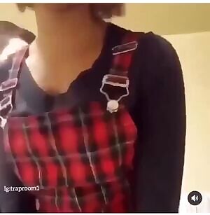 Who is the girl getting spanked?