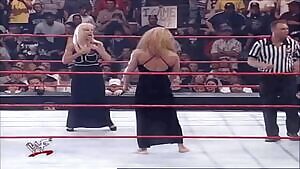 Nicole Bass scares Debra McMichael right out of her evening gown!