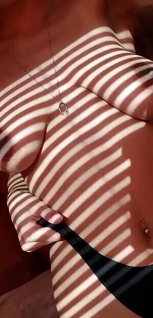 Showering in sunlight!