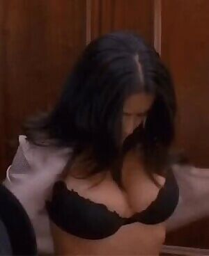 God! Salma Hayek's massive boobs! Wanna motorboat this babe.