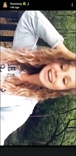 Who the fuck is this beautiful girl masturbating by a creek?! GIF