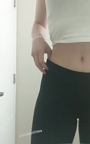 I tried to drop but they stayed too perky in my sports bra