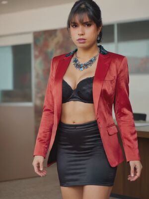 Silk and Satin Ai Generated Coworker