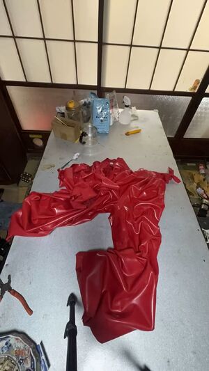 Shiny Homemade Latex Rubber