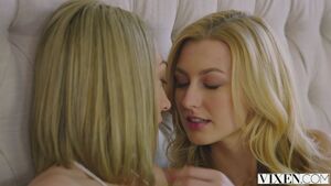 Lesbian Tongue Kissing Alexa Grace Blonde