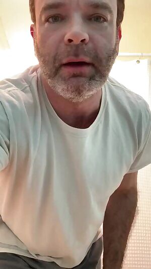 Funny flexing faces and my cock