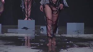 Innovative dress on runway