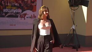Maya Hawke - Awesome cleavage at Hollywood premiere