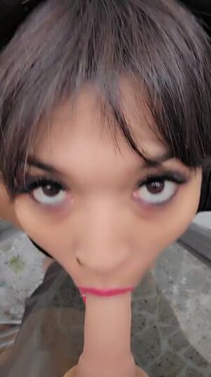 Rolling eyes Ahegao Amateur Blowjob Cute