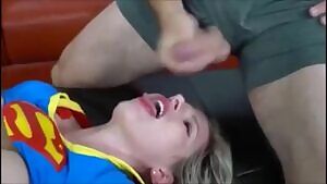 Super Woman Takes Her Protien