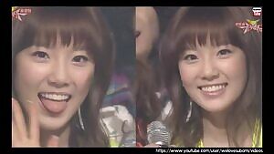 TaeYeon tongue action