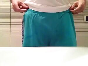 Letting his cock breathe