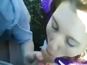 Amateur sluts outdoor cock sucking and cumshot