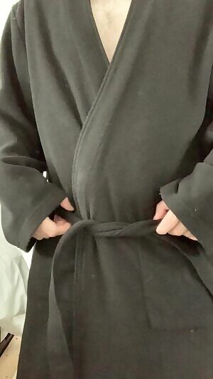 Oops my bathrobe keeps falling open