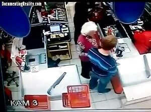 Old cum dumpster gets what she asked for