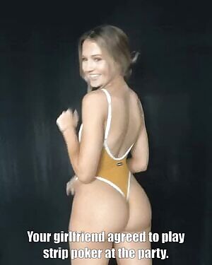 But she had a one piece on..