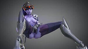 Widowmaker Fingering Herslef