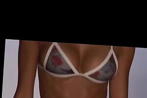 Stabilized Fashion Model's Bounce